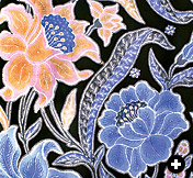 Detail dari salah satu karya batik tulis Oey Soe Tjoen.