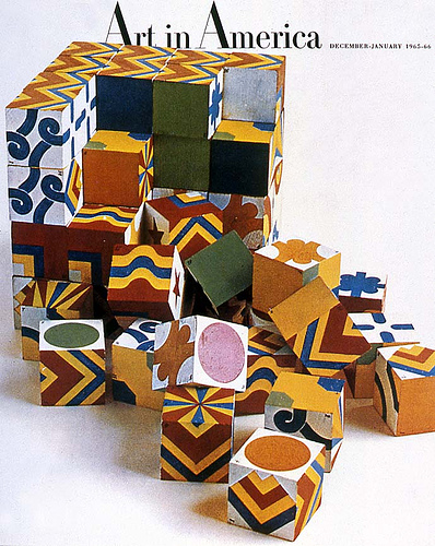 Milton Glaser cover design for Art in America magazine 1965