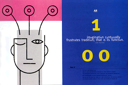 Book design by Kin Yuen with Anders Wenngren illustrations for Black Book Marketing Group 1996