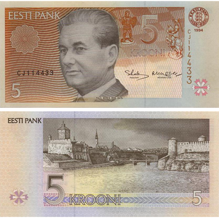 Estonian Krooni Money