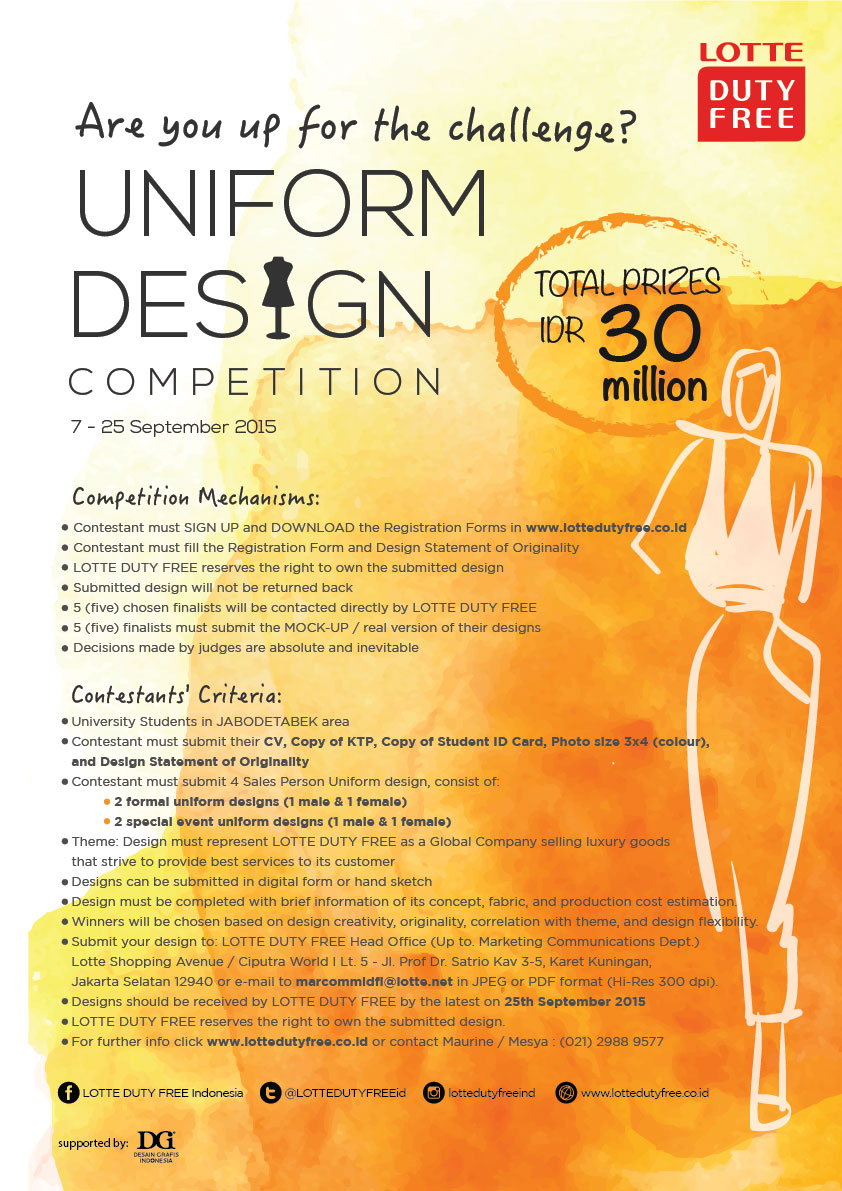 Lotte Dut Free Uniform Design Competition