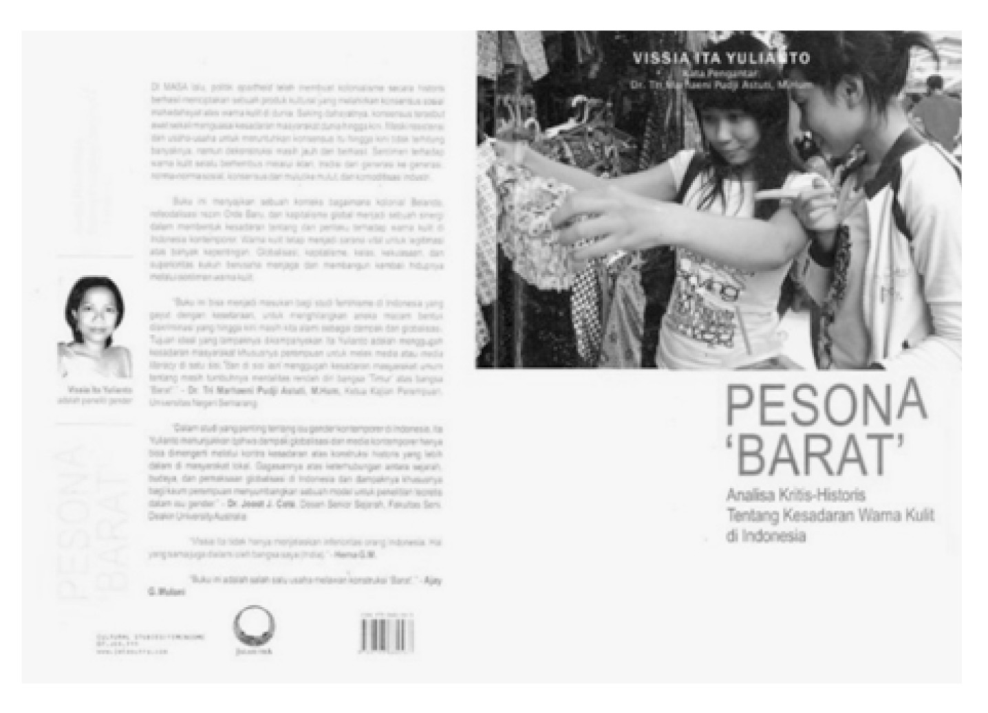Sampul buku “Pesona 'Barat'”  (Sumber: Widyatmoko)