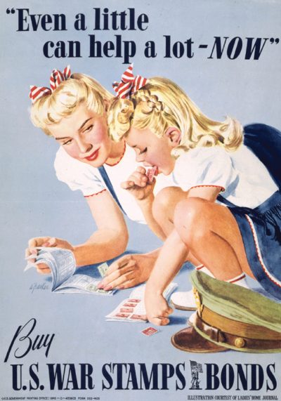 Poster Even a little can help a lot–NOW, Al Palker, 1942.
